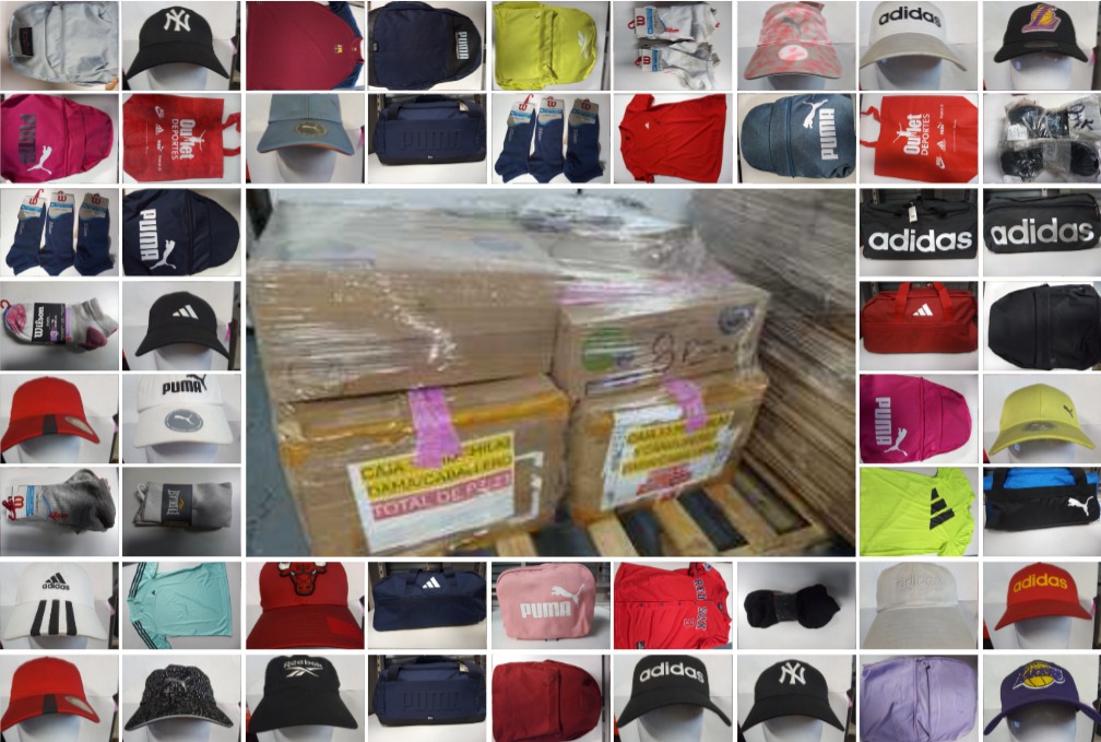 LOTE DE ROPA Y MAS BIENES DIVERSOS DEPORTIVOS SINIESTRO